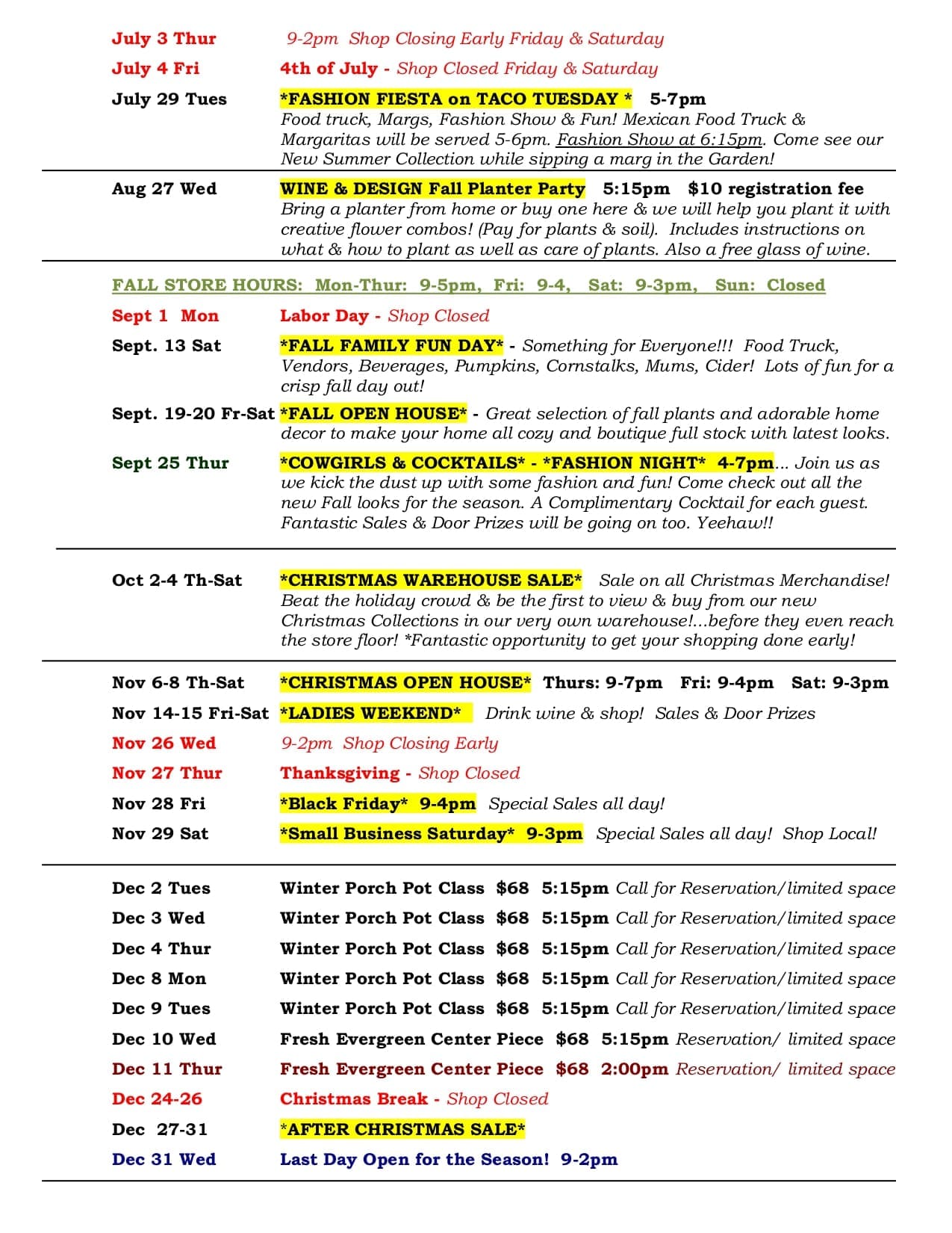 2025 Garden Center Events Image 2